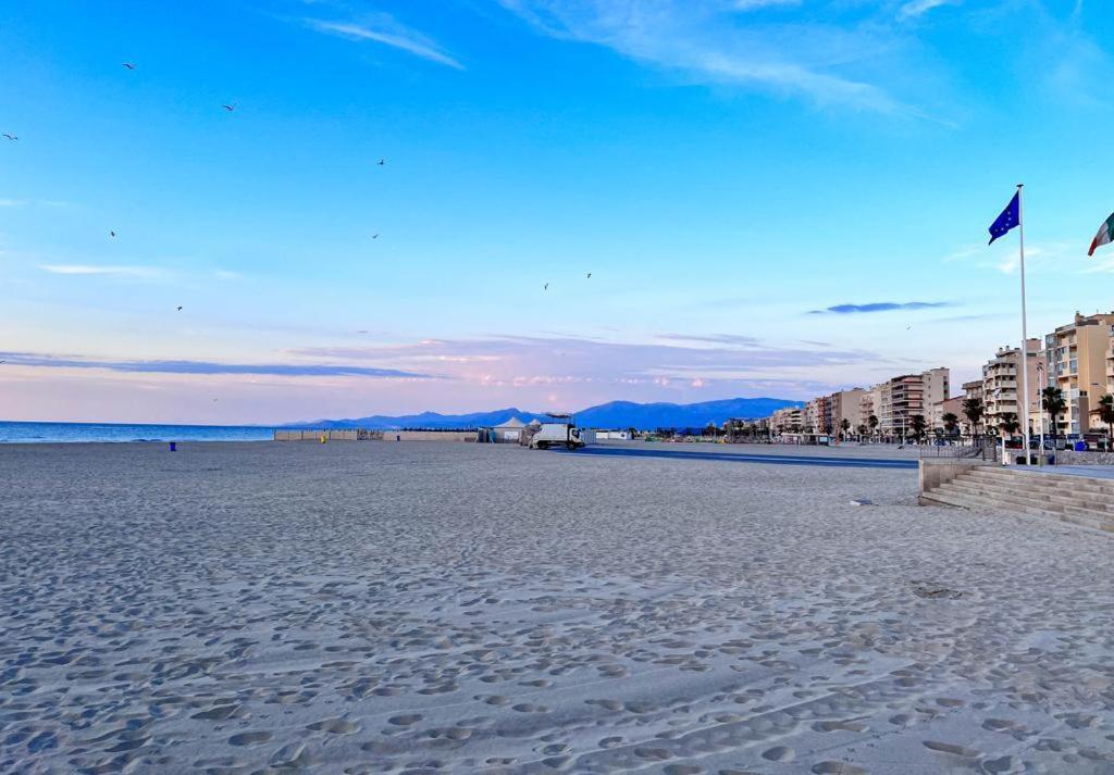 Appartement Vue Mer Parking Prive Place Med Canet-en-Roussillon Eksteriør billede