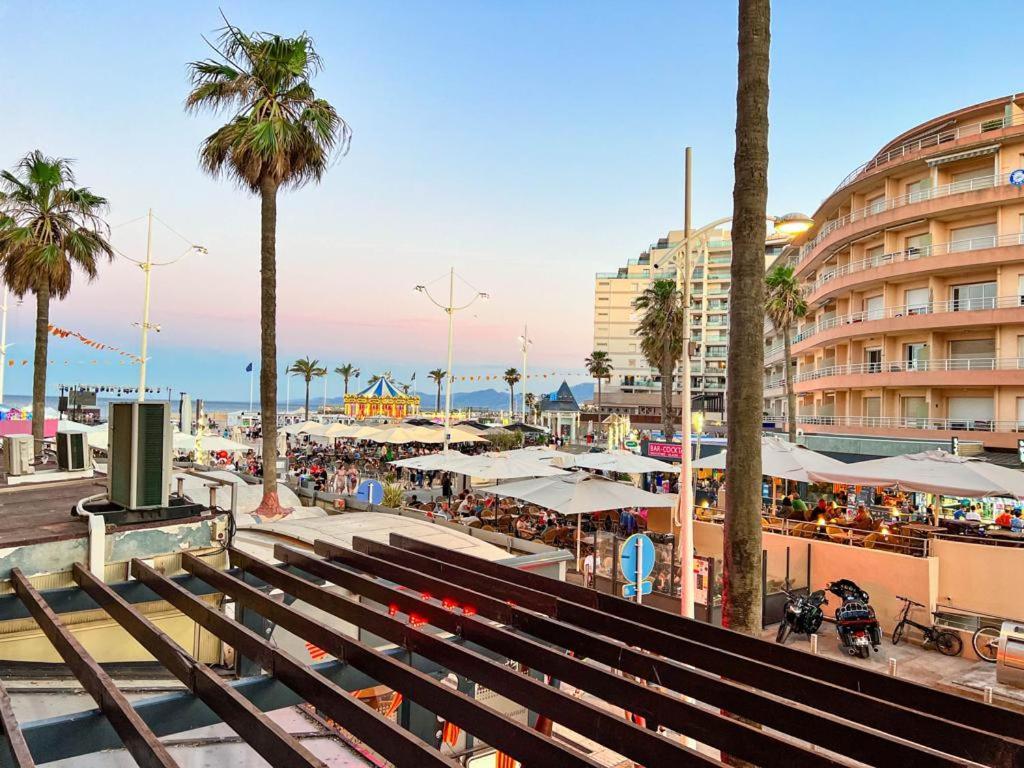 Appartement Vue Mer Parking Prive Place Med Canet-en-Roussillon Eksteriør billede